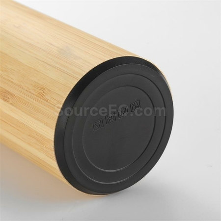 Customization Portable Bamboo Shell Thermos Cup With Cover Promotional Products