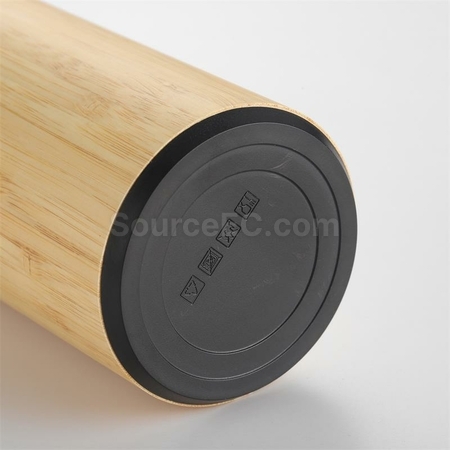 Customization Portable Bamboo Shell Thermos Cup With Cover Promotional Products