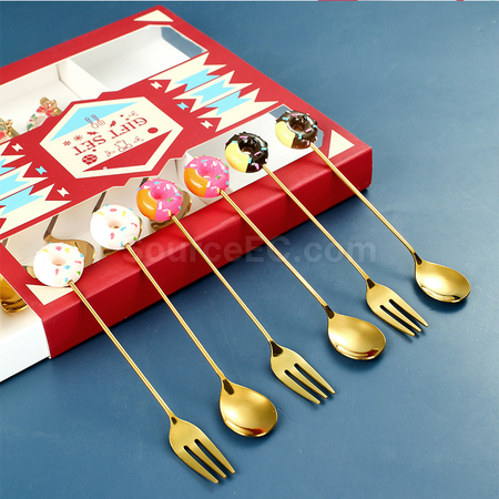 Customization Coffee Spoon Fork Set Promotional Products