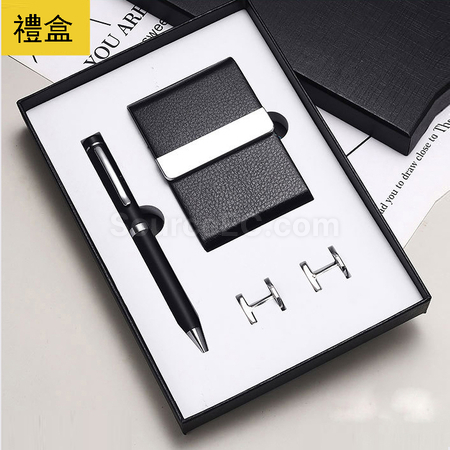 Customization Cufflink Signature Pen Business Card Case Business Suit Promotional Products