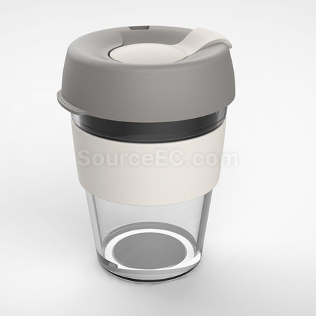 Customization Silicone Glass Coffee Cup Promotional Products