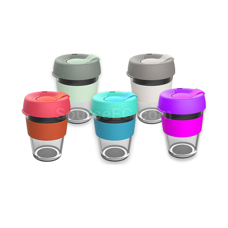 Customization Silicone Glass Coffee Cup Promotional Products