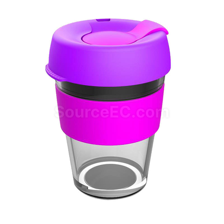 Customization Silicone Glass Coffee Cup Promotional Products