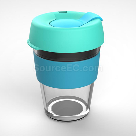Customization Silicone Glass Coffee Cup Promotional Products
