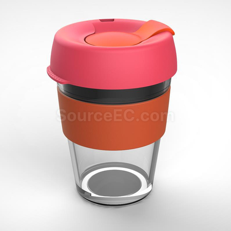 Customization Silicone Glass Coffee Cup Promotional Products