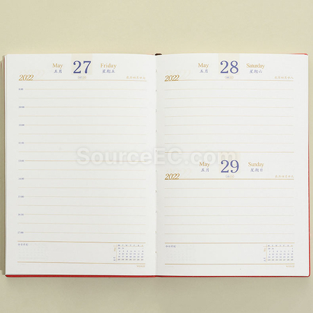 Customization Schedule Planner Notebook Gift Set Promotional Products
