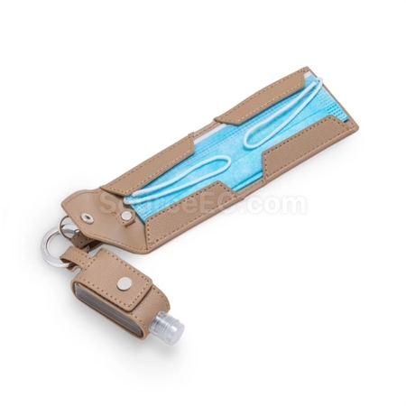 Customization PU Storage Bag For Hand Sanitizer And Mask Promotional Products
