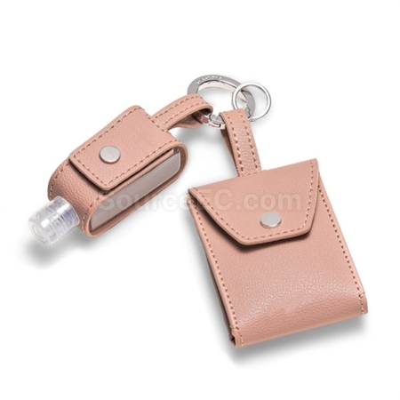 Customization PU Storage Bag For Hand Sanitizer And Mask Promotional Products