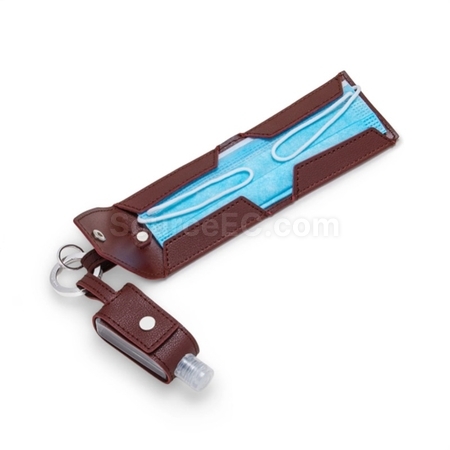 Customization PU Storage Bag For Hand Sanitizer And Mask Promotional Products