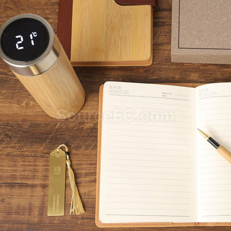 Customization Bamboo and wood insulation Cup notebook business gift set Promotional Products
