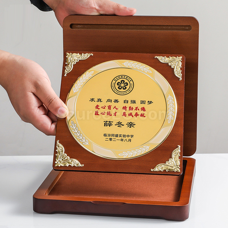 Customization Foldable Wooden Medal Promotional Products