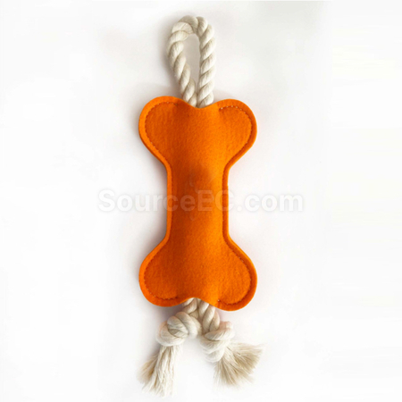 Customization Felt Bone Shape Dog Toy Promotional Products