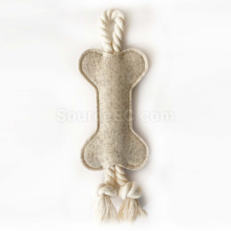 Customization Felt Bone Shape Dog Toy Promotional Products