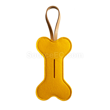 Customization Felt Bone Shape Dog Toy Promotional Products