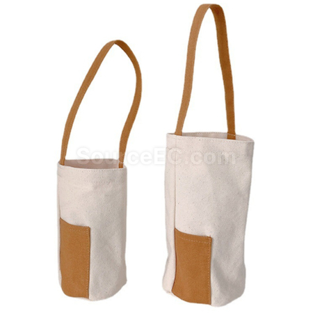 Customization Canvas Water Cup Storage Bag Promotional Products