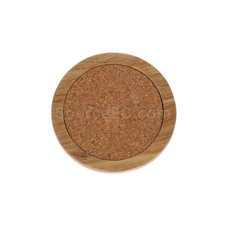 Customization Bamboo Wood Absorbent Coaster Promotional Products