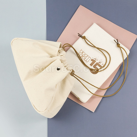 Customization Canvas Drawstring Cosmetic Bag Promotional Products