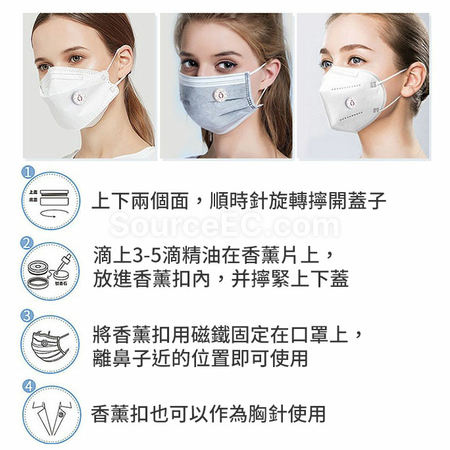 Customization Aroma Mask Buckle Promotional Products