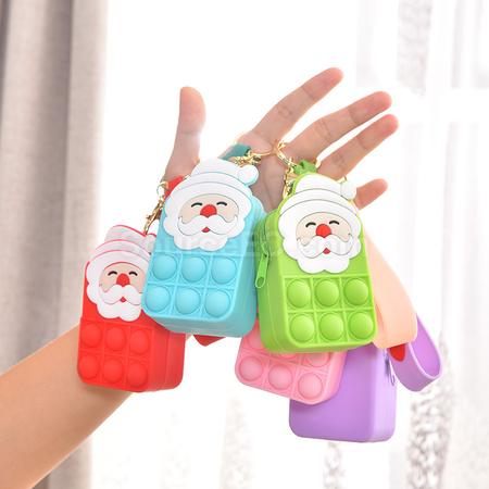 Customization Santa Claus Rat killing Pioneer Zero Wallet Promotional Products