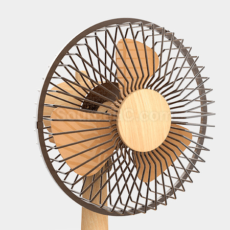 Customization Wood Grain Mini Fan Promotional Products