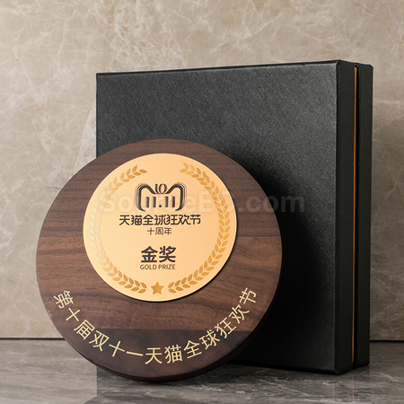 Customization Black Walnut Medal Promotional Products