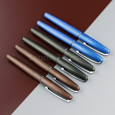 Customization Action Ball Metal Pen with Cap Promotional Products