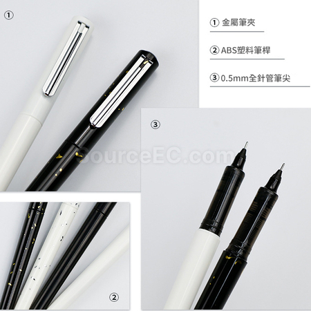 Customization Plastic Water-based Pen with Cap Promotional Products