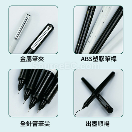 Customization Plastic Water-based Pen with Cap Promotional Products