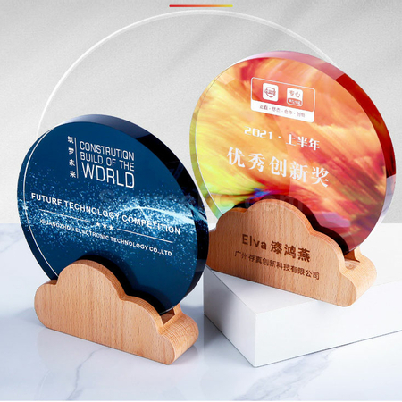 Customization Colorful Crystal Trophy Promotional Products