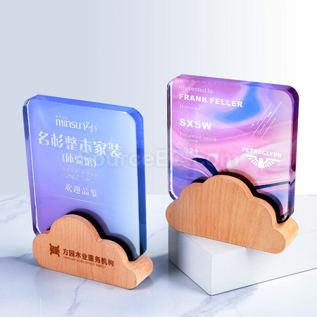 Customization Colorful Crystal Trophy Promotional Products