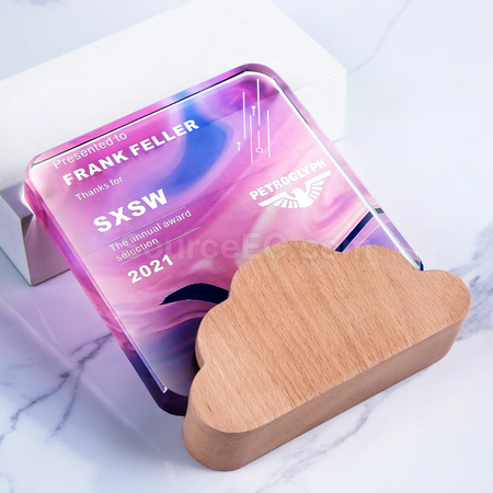 Customization Colorful Crystal Trophy Promotional Products