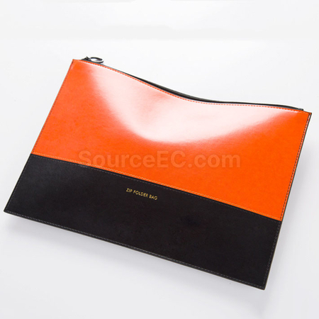 Customization PU A4 Zip Folder Promotional Products