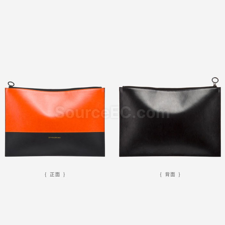Customization PU A4 Zip Folder Promotional Products