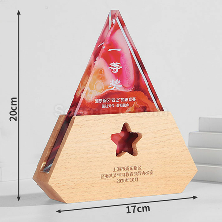 Customization Colorful Crystal Trophy Promotional Products