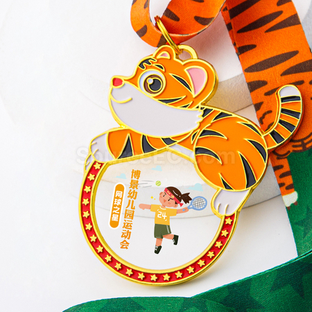 Customization Year Of The Tiger Metal Medal Promotional Products