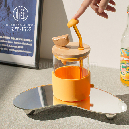 Customization Simple Straw Glass Promotional Products