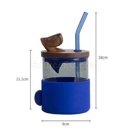 Customization Simple Straw Glass Promotional Products