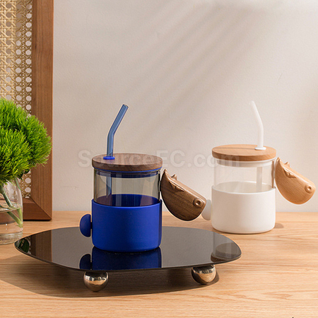 Customization Simple Straw Glass Promotional Products