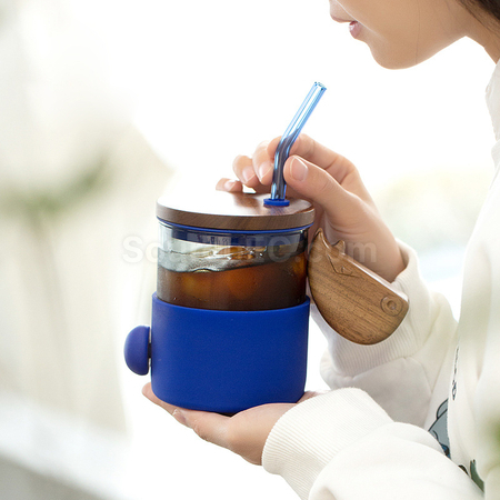 Customization Simple Straw Glass Promotional Products