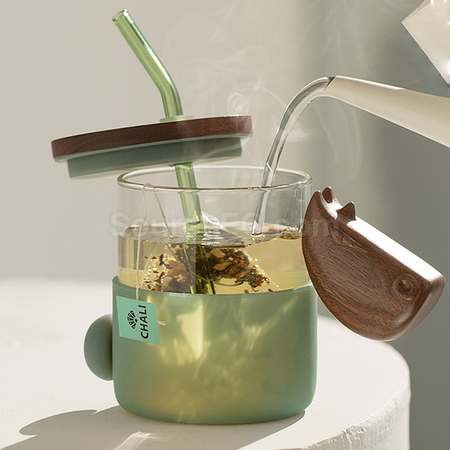 Customization Simple Straw Glass Promotional Products