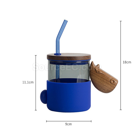 Customization Simple Straw Glass Promotional Products