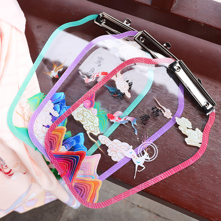 Customization China Wind Acrylic Folder Promotional Products