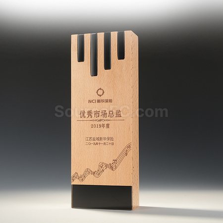Customization Inkstone Solid Wood Award Promotional Products