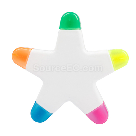 Customization Five Pointed Star Highlighter Promotional Products