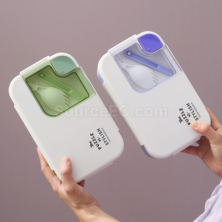 Customization Portable Lunch Box With Tableware Promotional Products
