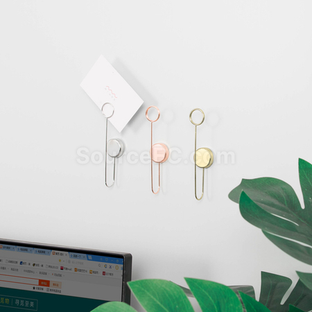 Customization Creative Self-Adhesive Metal Note Holder Promotional Products