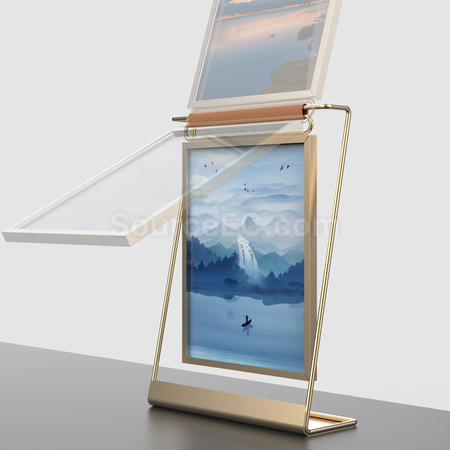 Customization Geometric Metal Photo Frame Promotional Products