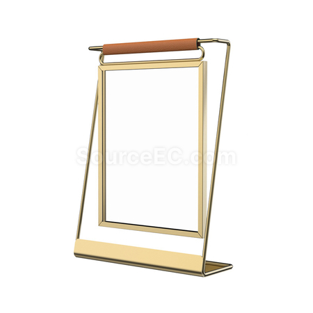 Customization Geometric Metal Photo Frame Promotional Products