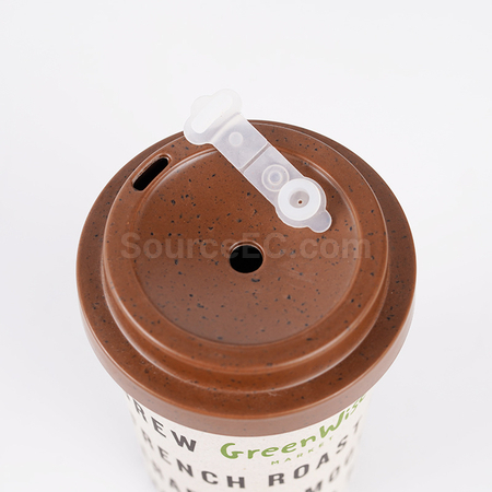 Customization 350ML Bamboo Fiber Coffee Cup Promotional Products
