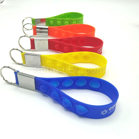 Customization Push Pop Bubble Keychain Promotional Products